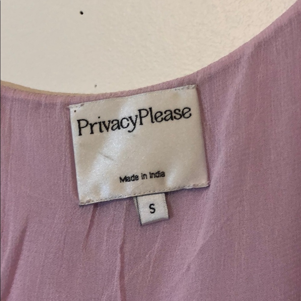 revolve Lavender privacy please lilac tie front maxi dress - Picture 9 of 9
